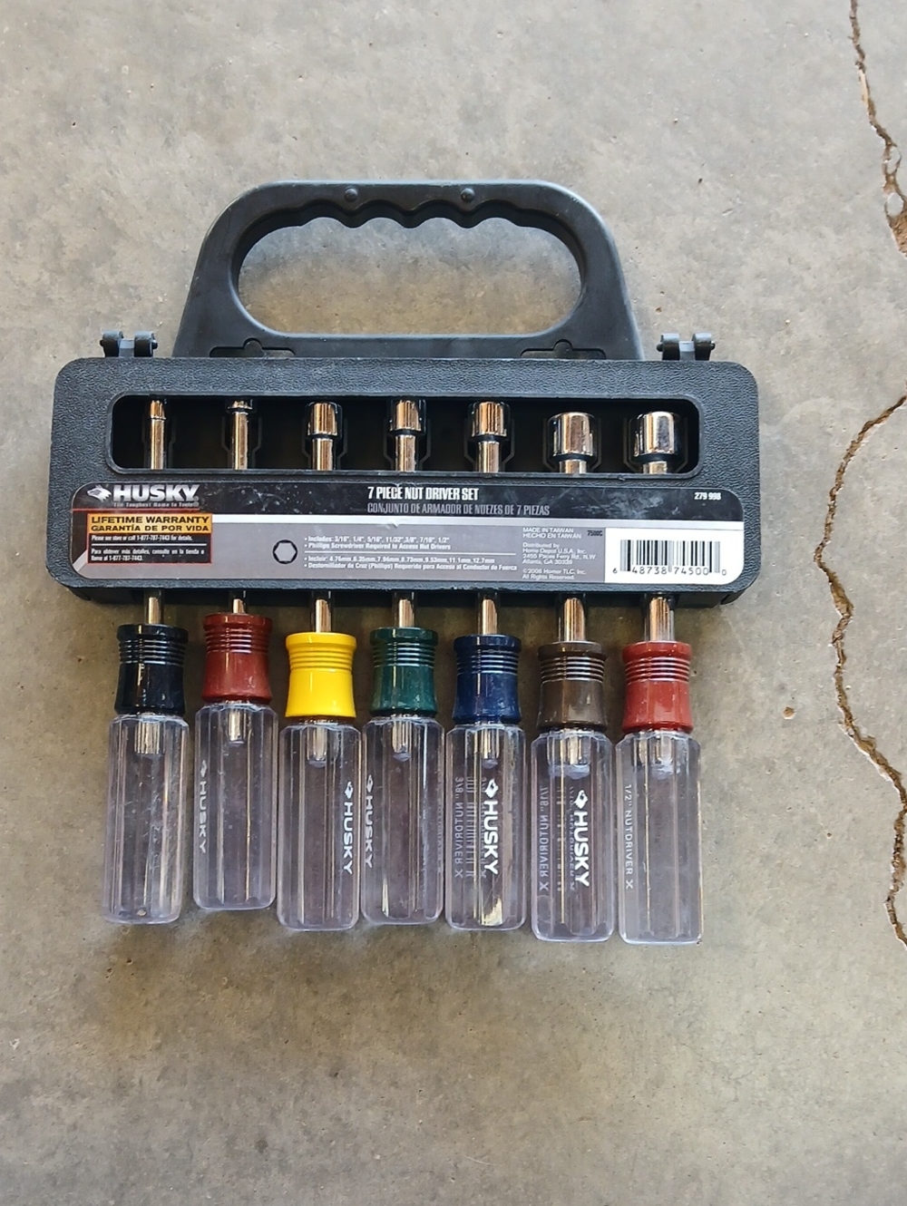 7-Piece Multi-Color Nut Driver Set